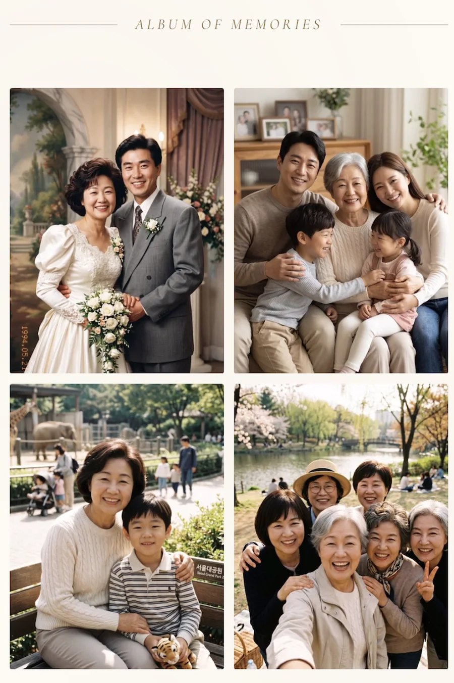추모록 사진 앨범